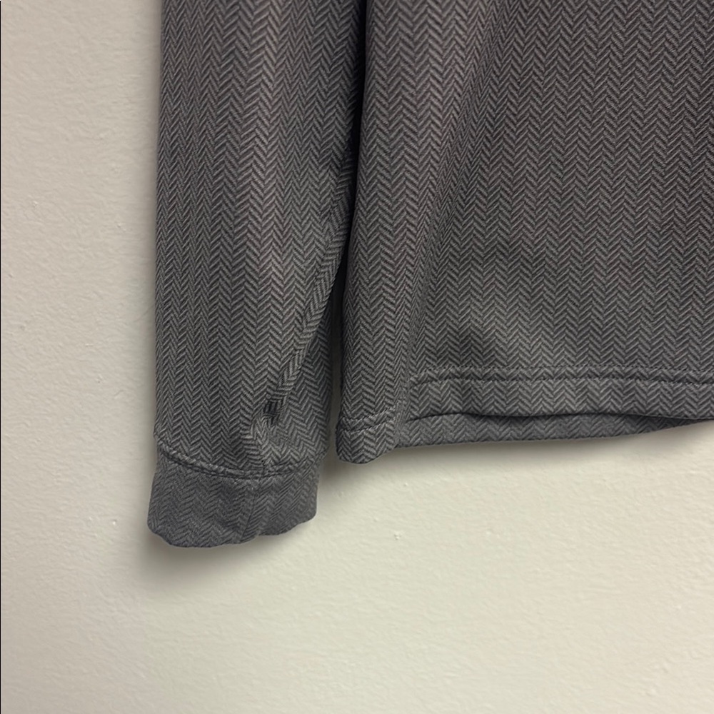 Gray Quarter-Zip Pullover - image 3